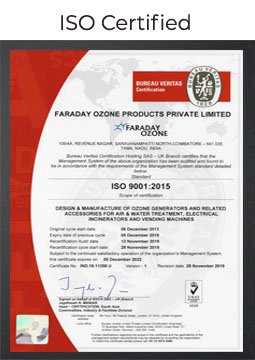 faraday-ozone-iso-certification